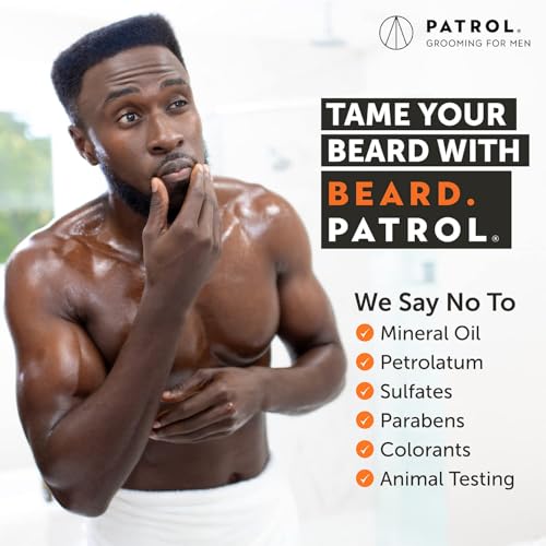 Bump Patrol Beard Patrol Beard Oil for Men ? Natural Grooming Serum and Mustache Conditioner, Softens, Smooths and Strengthens Growth, Cedarwood and Tonka - 2 fl oz - Pack 1