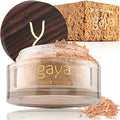 Vegan Mineral Powder Foundation Light to Full Coverage, Natural Foundation for Natural-Looking, Mica Mineral Foundation, Cruelty Free, No Chemicals by Gaya Cosmetics (MF4)