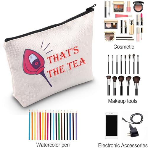 TSOTMO Villains Evil Queen Gift Cruella Makeup Bag Woman Magic Gift Movie Merchandise For Cruella Fans