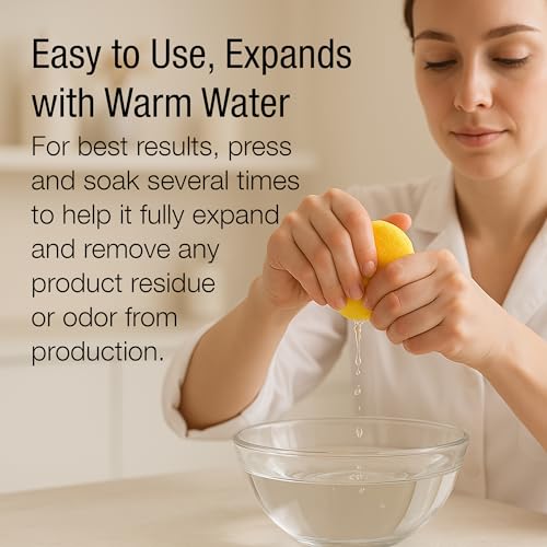 APPEARUS Compressed Facial Sponges (240 Count) ? Round PVA Face Sponge Sticks for Estheticians ? Soft Disposable Cleansing for Makeup Removal & Mask ? Absorbs 12x Water
