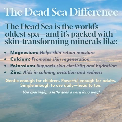 Dead Sea Warehouse - Amazing Minerals Moisturizer - Body Lotion for extremely dry skin - Great for Face, Body & Hands - For Women, Men, & Children- Fragrance Free