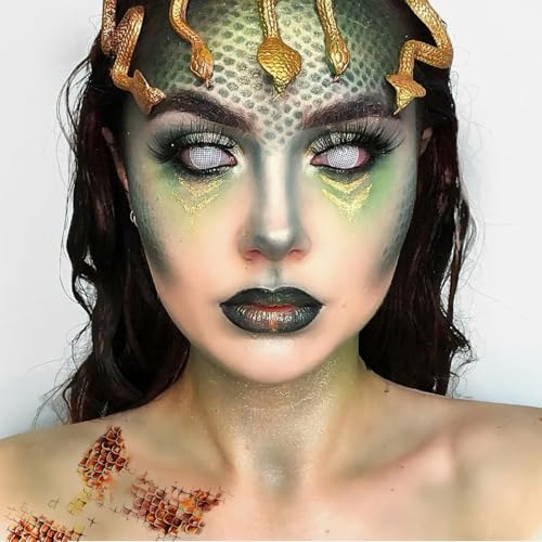 Halloween Decoration Snake Tattoo Temporary Tattoo Stickers Waterproof Fake Tattoos for Halloween Cosplay Costume Makeup Supplies