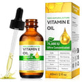 Vitamin E Oil for Skin, Hair & Scars - 75,000 IU, 100% Pure Natural Body Oil, Anti-Aging Face Moisturizer, Fades Stretch Marks, Nourishes Dry Skin & Nails, 2 Fl Oz (60ml)