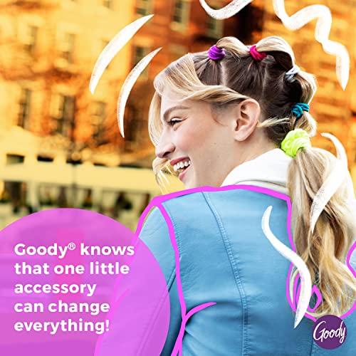 Goody Ouchless Forever Elastics - 3 Count, Winter Solstice Collection - Pain-Free Hair Accessories for Men, Women, Boys & Girls to Style With Ease and Keep Hair Secured