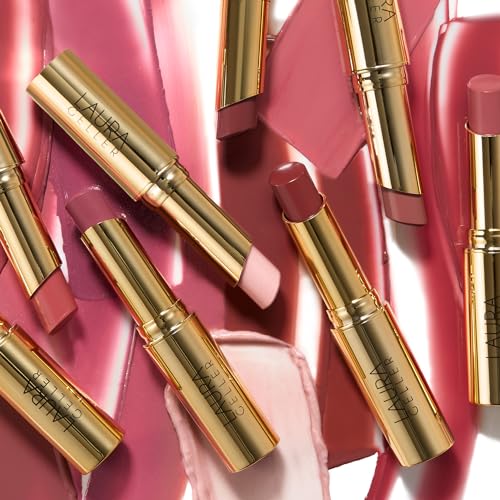 LAURA GELLER NEW YORK Love Your Lips Duo: Jelly Balm Moisturizing Tinted Lip Balm, Brick House + Modern Classic Long-Lasting Lip Liner, Ritzy Red