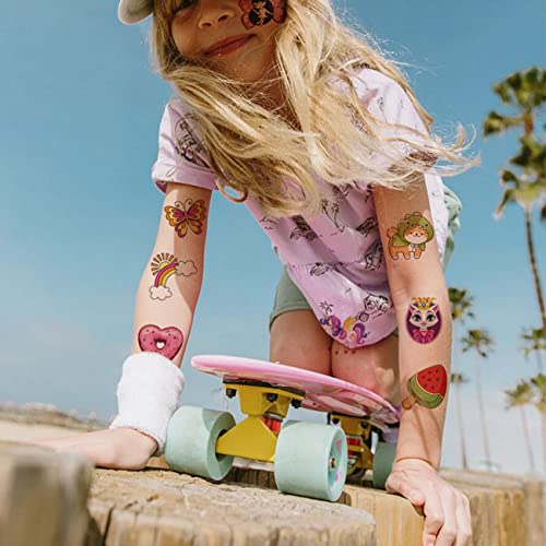 204 PCS Individually Wrapped Temporary Tattoos for Kids - Fun Tattoos for Boys Girls Birthday Party Favors Goodie Bag Fillers
