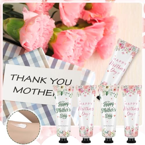 Loopeer 24 Pcs Mother's Day Hand Cream Gift Set - Bulk Gifts for Mom, Travel Size Lotion for Appreciation from Daughter or Son Mothers Day Gifts Bulk