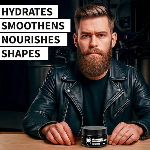 Estimulante de Barba, B?lsamo Para Crecimiento De Barba Ultra Potente, Barba Crema, Beard Growth Balm, Thicker, Fuller Beard & Hair 100ml/3.5oz (1)