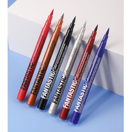 Black Liquid Eyeliner Waterproof Smudgeproof Eyeliner Liquid Liner Black Long Lasting Hypoallergenic (12#)