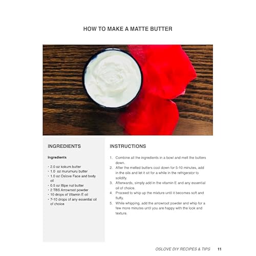 Illipe Nut Butter 1LB - 100% Pure, Natural, Fair trade Great organic butter for DIY body butters, deodorant sticks, soaps and more