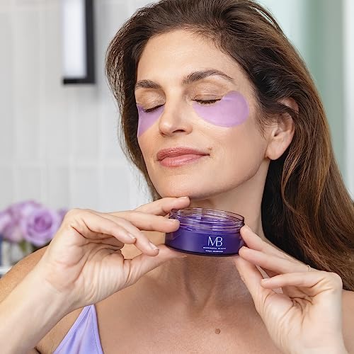 Meaningful Beauty Revive And Brighten Eye Mask, Hydrating Under Eye Patches with Melon Super Antioxidants and Hyaluronic Acid, Anti Aging Skin Care For All Skin Types, 60 Count