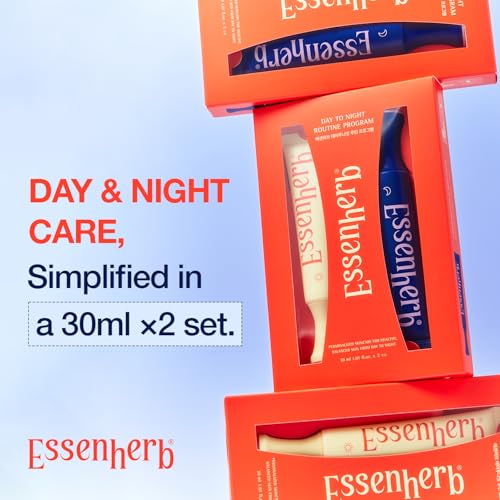 Day to Night Routine Program, Deep Hydration Day cream with Tocopherol(1.01oz) + Anti Wrinkle Night Cream with Retinol & Collagen(1.01oz), Vegan Face Moisturizer Set, Korean Skin Care
