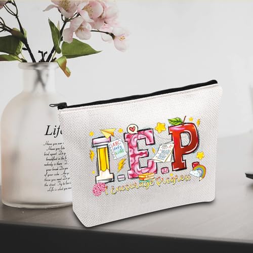 TSOTMO ICU Nurse Makeup Bag Emergency Room Nurse Zipper Bag Specialist Gift For Student (ICU)