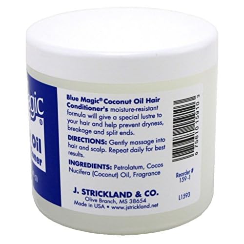 Blue Magic Coconut Oil Hair Conditioner 12 oz ( Pack of 2)