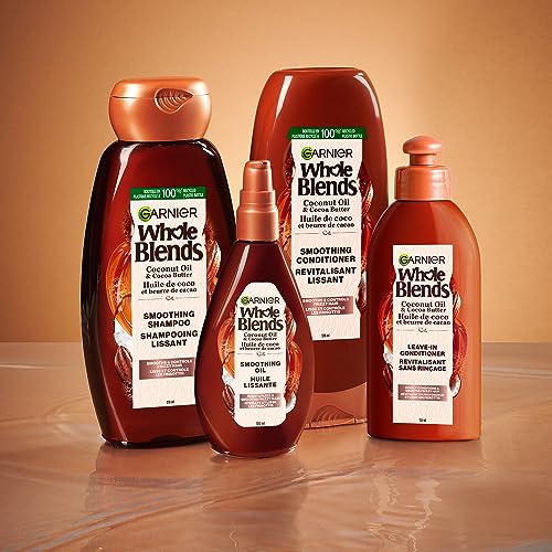 Garnier, Whole Blends Conditioner with Extracts Count, Coconut Oil & Cocoa Butter, Coconut Oil/Cocoa Butter, 12.5 Fl Oz