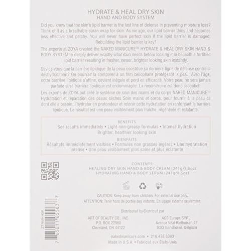 ZOYA Naked Manicure Healing and Hydrating Dry Skin Hand and Body System