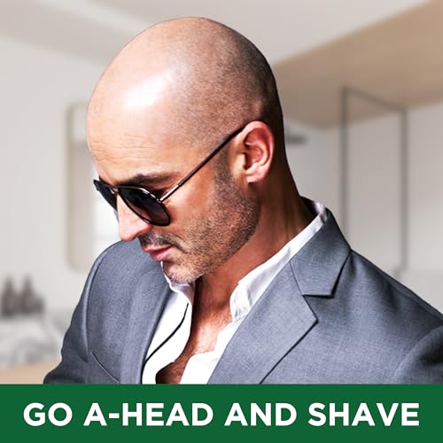 Clubman Pinaud Head Shave Gel for Men ? Clear Moisturizing Shaving Gel for Men, Hydrating Facial Hair for Sensitive Skin, Barber Supplies, 6 fl oz