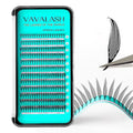 VAVALASH Premade Anime Chunk Lash Extensions,Comic Spire Lashes 0.07 C/D Curl, Matte Black Manga Lash Look Eyelash Extensions,Professional Salon Use Premade Spire Lashes(0.07-D-8-15mm)