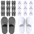 TINSKY 20 Pairs Non-Slip Disposable Slippers For Guests,Bulk Slippers For Hotel,Spa,Travel,Shoeless Home,Spa Slippers With Pouch