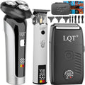 Professional Men's Grooming Kit: Electric Foil Shaver, Beard Trimmer & Hair Clipper for Bald Head & Face - The Cordless Christmas Gift for Dad/Him