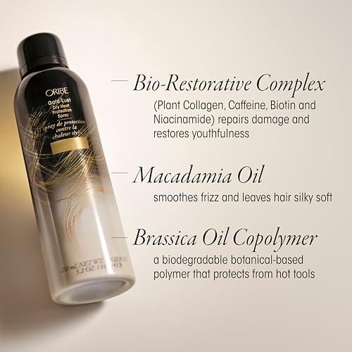 Oribe Gold Lust Dry Heat Protection Spray | Lightweight Heat Protectant for Styling Dry Hair | Shields Hair from Damage and Prevents Breakage
