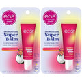 eos 24H Moisture Super Balm- Coconut Milk, Lip Mask, Day or Night Lip Treatment, Made for Sensitive Skin, 0.35 fl oz (Pack of 2)