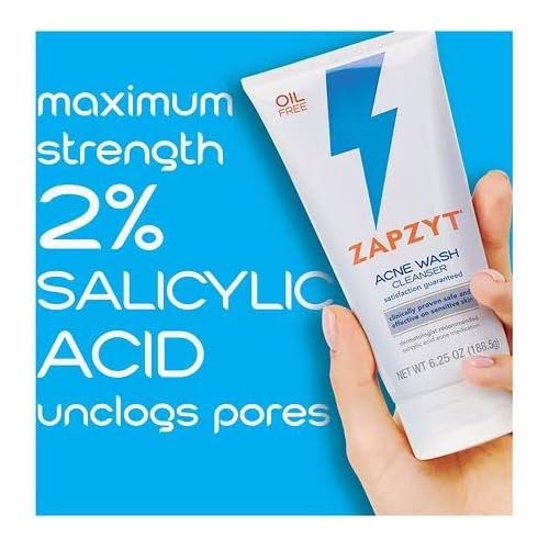 ZAPZYT Acne Wash Treatment For Face & Body - 6.25 oz