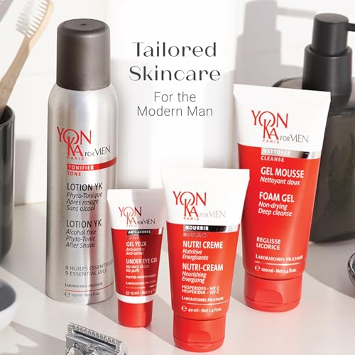 Yon-Ka Men¡¯s Nutri-Cr?me | Hydrating Gel Cream Moisturizer | With Olive Oil, Pumpkin Seed Oil & Vitamins A, C & E | Helps Energize Skin & Protect from Environmental Stressors | 1.7 fl oz
