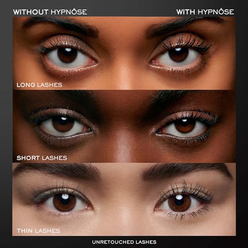 Lanc?me Hypn?se Waterproof Buildable & Volumizing Mascara ? Customizable Volume for Natural or Bold Lash Look? Smudge & Clump-Free Lengthening & Volumizing Mascara - Waterproof Mascara - Black