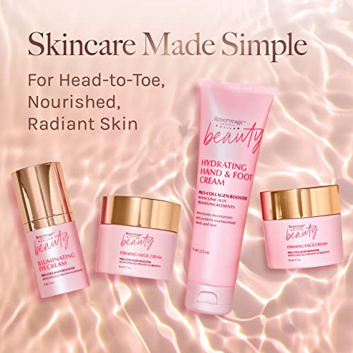 Reserveage Nutrition Hydrating Hand & Foot Cream with Pro-Collagen Booster and Micro-Encapsulated Copper Peptides, Moisturizes, Rehydrates and Protects with Measurable Results, 2.5 oz (Pack of 2)