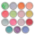 Nail Factory - Acrylic Powder Set Flora Collection, 15 Colors Mixed Shapes Set Glitter Nail Sequins Powder Holographic, Professional Nail Art Cosmetic, 3.5 Gr. Each One.