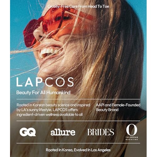 LAPCOS Vita C Sheet Mask, Daily Face Mask with Vitamin C to Renew Skin, Korean Beauty Favorite, 5-Pack
