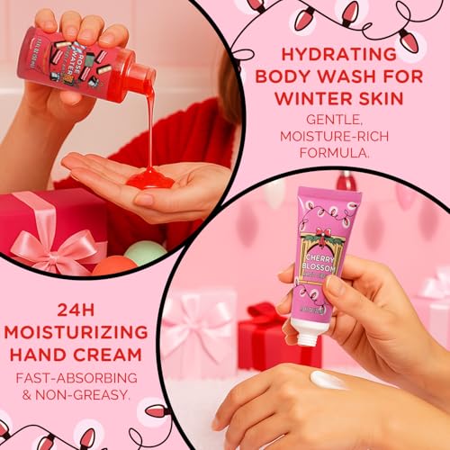 Michel Design Works Foaming Hand Soap 17.8oz, Paisley & Plaid (Red, White, and Blue Plaid Design) Scent and Design, Shea Butter and Aloe Vera Blend, Beautiful Square Container with Pump