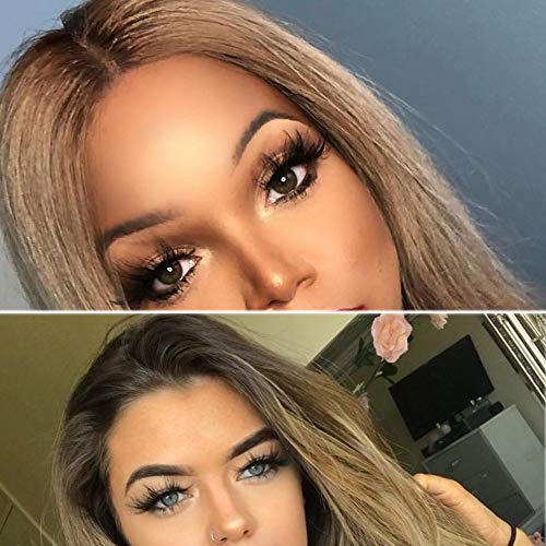 DAODER Lashes False Eyelashes 20MM Dramatic Look Faux Mink Wispy Long Fake Eye Lashes Pack for Women Daily Makeup 7 Pairs (6D 25mm Lashes)
