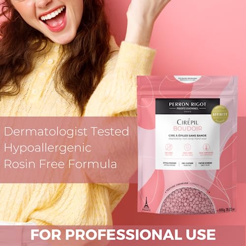 Cirepil - Boudoir - 800g / 28.22 oz Hard Wax Beads Bag - Hypoallergenic, Allergen-Free & Rosin-Free for Sensitive Skin - Professional Stripless Hair Removal for Face & Body - Low Temp Refill Bag