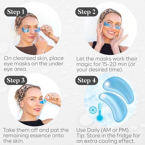 Variety Under Eye Patches (30 Pairs) - Dark Circles & Puffy Eyes Care - Eye Care Mask for Refreshment - 5 Varieties