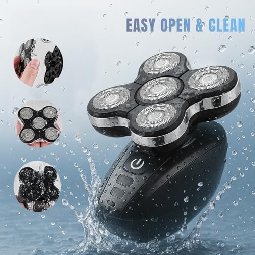 Pro Replacement Head Compatible with Remington Balder Pro XR7000 Head Shaver - 5 Dual Track Blades, Precision Electric Shaving for Bald Men (2 Pack)