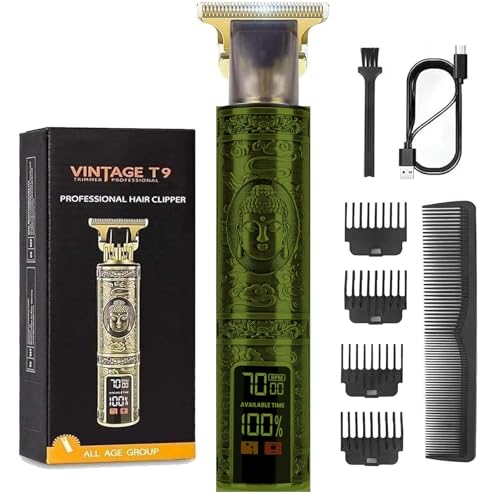 Portable Cordless Clipper for Men (Mineral Green)