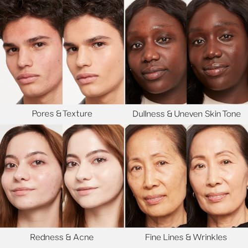 Saie Glowy Super Skin Tint Liquid Foundation - Weightless + Dewy Foundation with Lightweight Medium Coverage - Hydrating Face Makeup + Skin Care Serum Hybrid with Hyaluronic Acid - Shade 9 (1.01 oz)