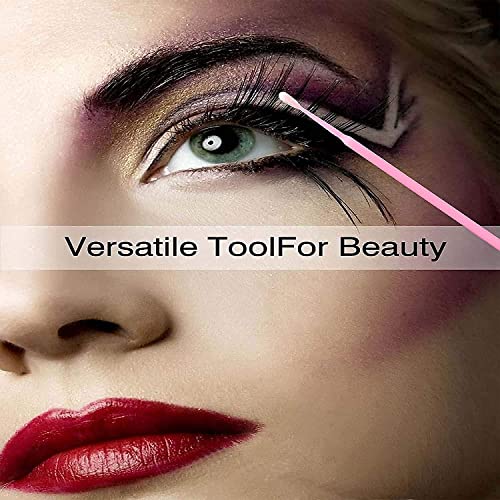 2100PCS Microswabs for Eyelash Extensions£¬Micro Applicators Brush for Cleaning and Applying Make-up Pink (Head Diameter: 2.0mm)
