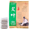 100Bags Mugwort Herb Foot Soak , Lymphatic Drainage Chinese Herbal Organic Wormwood Leg Foot Bath Bag, Chinese Herbal Foot Bath Spa Powder Kits Foot Reflexology Rela