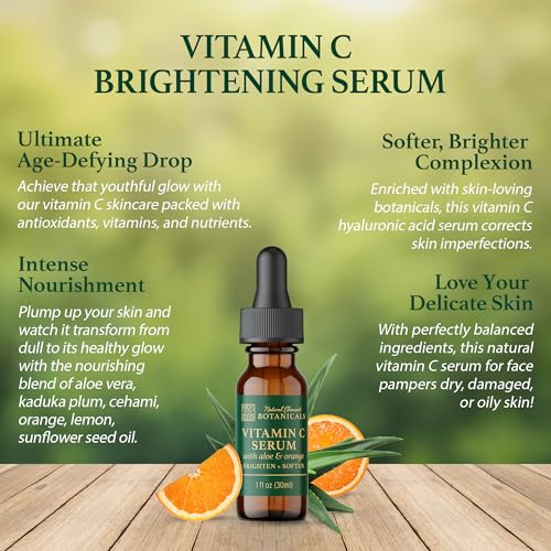 Vitamin C Serum | Super C Serum, Face Serum for Dark Spots, Fine Lines, Wrinkles & Dark Circle Remover | Vitamin E, & Hyaluronic Acid | Boost Collagen
