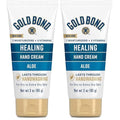 Gold Bond Healing Hand Cream, With Aloe, Hand Lotion for Dry Skin That Lasts Through Handwashing, 3 oz. (Pack of 2)