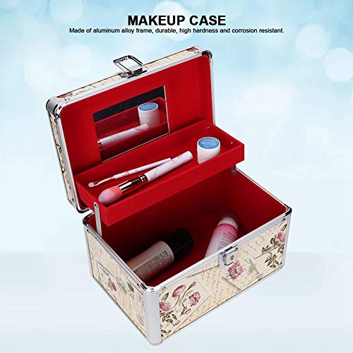 YUYTE Case Makeup Case Makeup Storage Case Makeup Organizer Case Empty Storage case, portable storage box for makeup artist/beautician