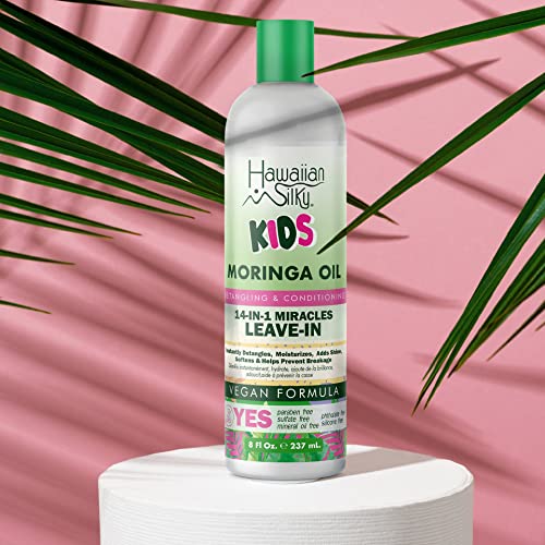 Hawaiian Silky Kids Moringa Oil & Shea Butter 14 in 1 Miracles Leave In