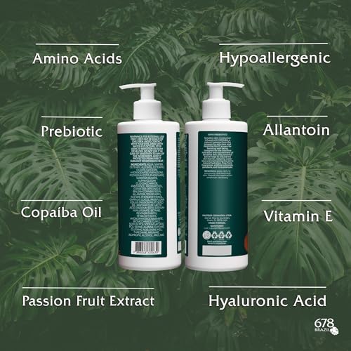 678Brazil Sensitive Skin Moisturizer - Supports the Skin¡¯s Protective Barrier - Copaiba, Passion Fruit, Hyaluronic Acid - 17.63 Oz