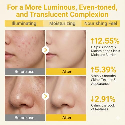 Vitamin C Serum for Face, Anti Aging Vitamin Illuminating Brightening Serum with Niacinamide,Hyaluronic Acid & VE, Skin Care for Evens tone, Dark Spot Corrector, Hydrates, Reduces Wrinkles,1.35Fl Oz