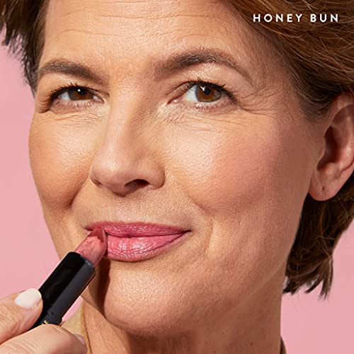 LAURA GELLER NEW YORK Italian Marble Sheer Lipstick, Honey Bun + Modern Classic Invisible Lip Liner, Radiant Rose