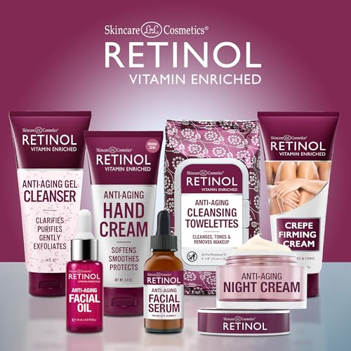 Retinol Anti-Aging Hand Cream - Conditions & Protects Skin, Nails & Cuticles Gold Peel-Off Mask - Tightens, Lifts, Soothes & Hydrates Skin.