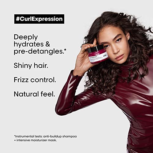 L'Or?al Professionnel Paris Curl Expression Rich Mask - For Curly and Coily Hair, Provides Intense Hydration& Curl Definition, With Glycerin